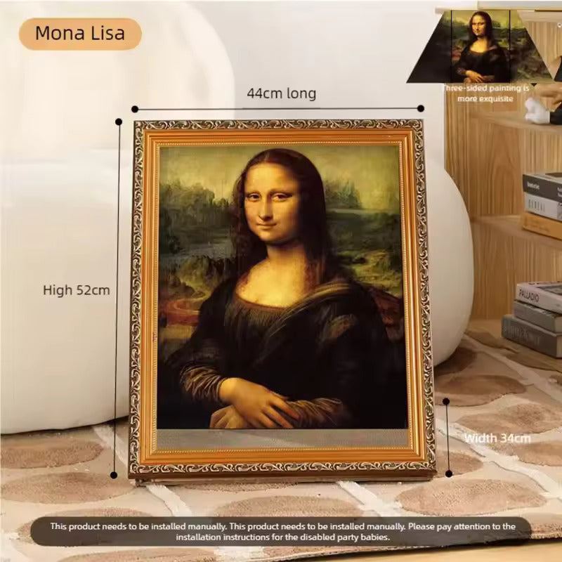 Mona Lisa Cat Scratcher and bed