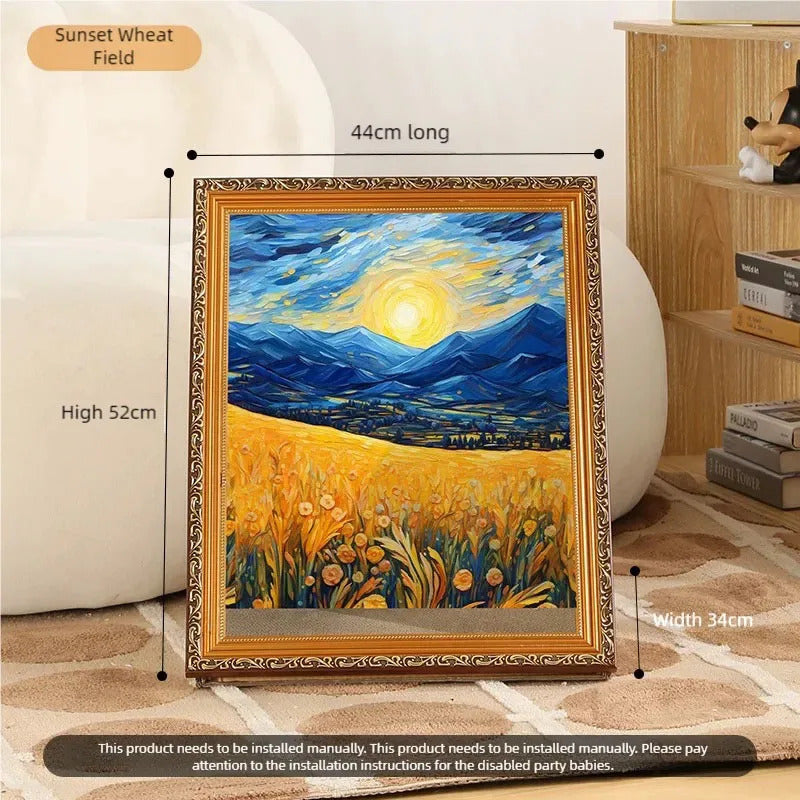 Mona Lisa Cat Scratcher and bed