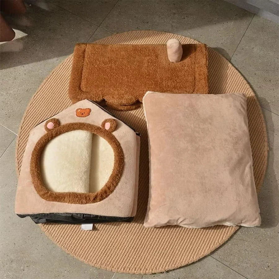 Foldable Sofa Pet Bed for Extra Small Dogs and Small and Medium Cats