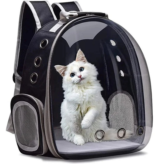 Cat Travel Backpack with Ventilation and Space Design