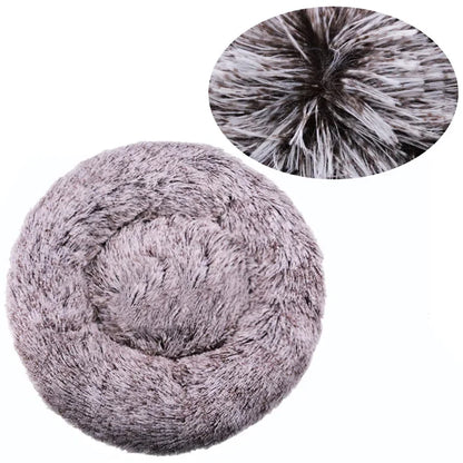 Round Dog Bed Ultra Soft Washable Dog and Cat Cushion Bed