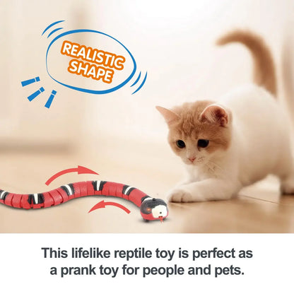 Smart Sensing Snake Electric Interactive Cat Toy