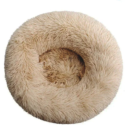 Round Dog Bed Ultra Soft Washable Dog and Cat Cushion Bed