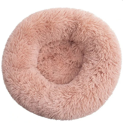 Round Dog Bed Ultra Soft Washable Dog and Cat Cushion Bed