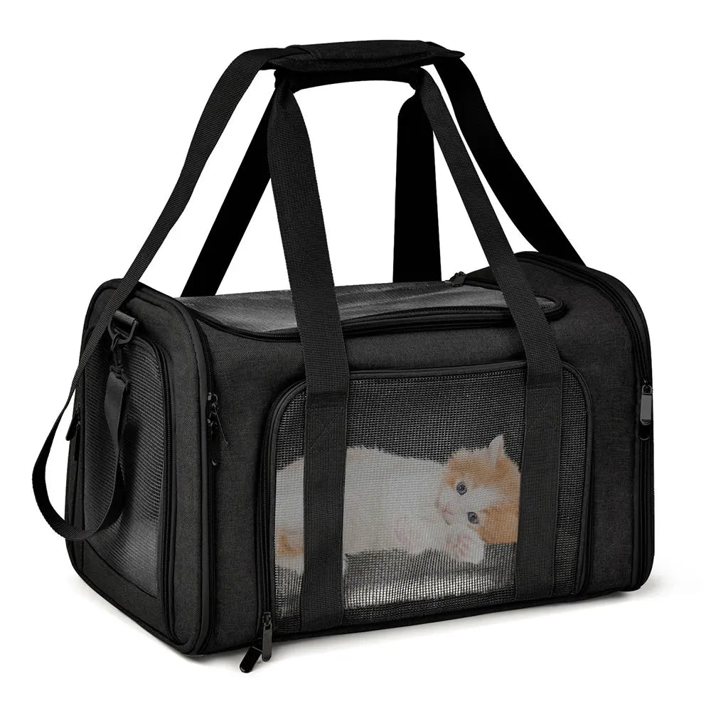 Soft Sided Pet Travel Bag Small Cat Outdoor Airline Approved