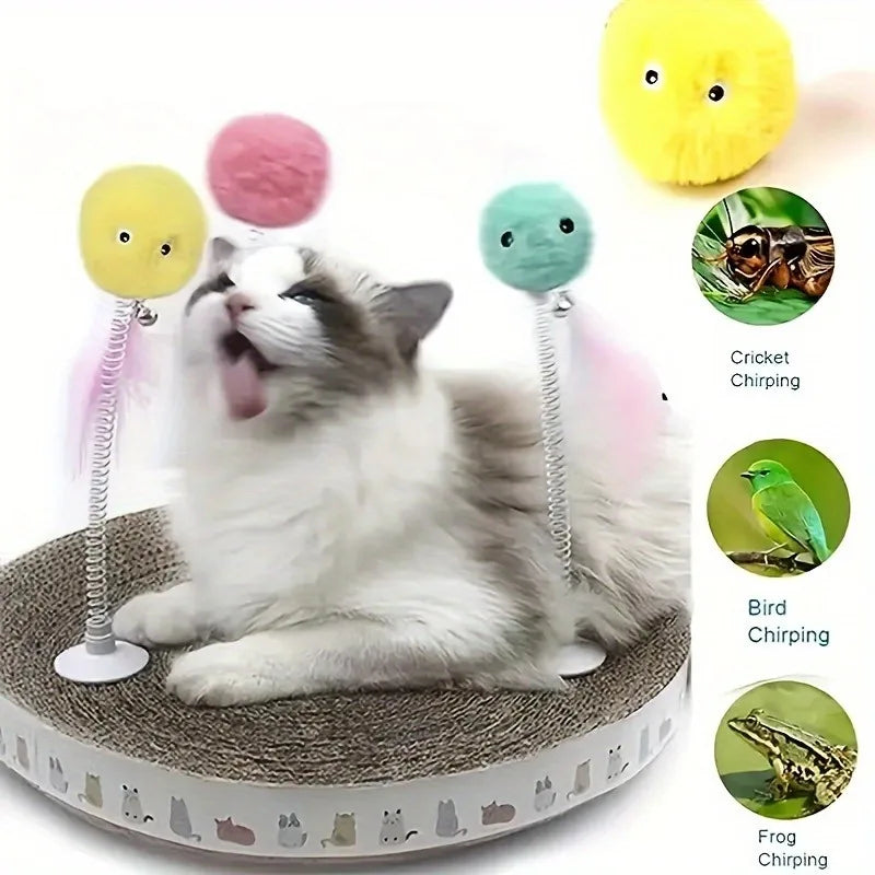 Smart Cat Toys Interactive Ball Plush Electric Catnip Training Toy