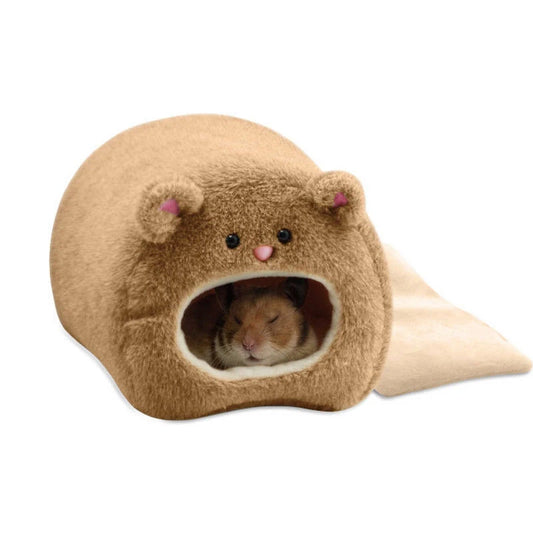 Cute Warm Soft Plush Pet Kennel Nest with Hanging Bed