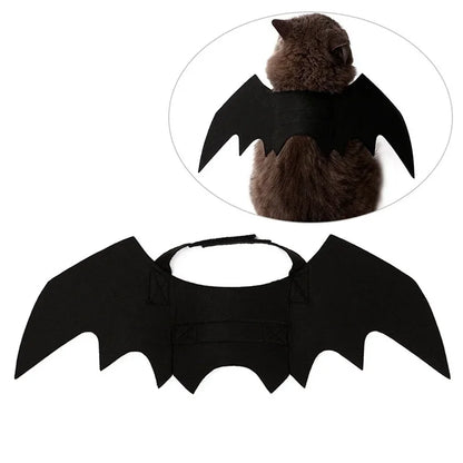 Halloween Cute Pet Clothes Black Bat Wings