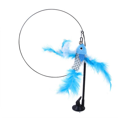 Simulation Bird Cat Toy ,Interactive Cat Toy with Feathers