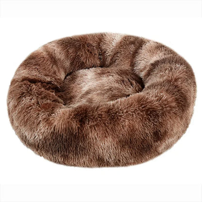 Round Dog Bed Ultra Soft Washable Dog and Cat Cushion Bed