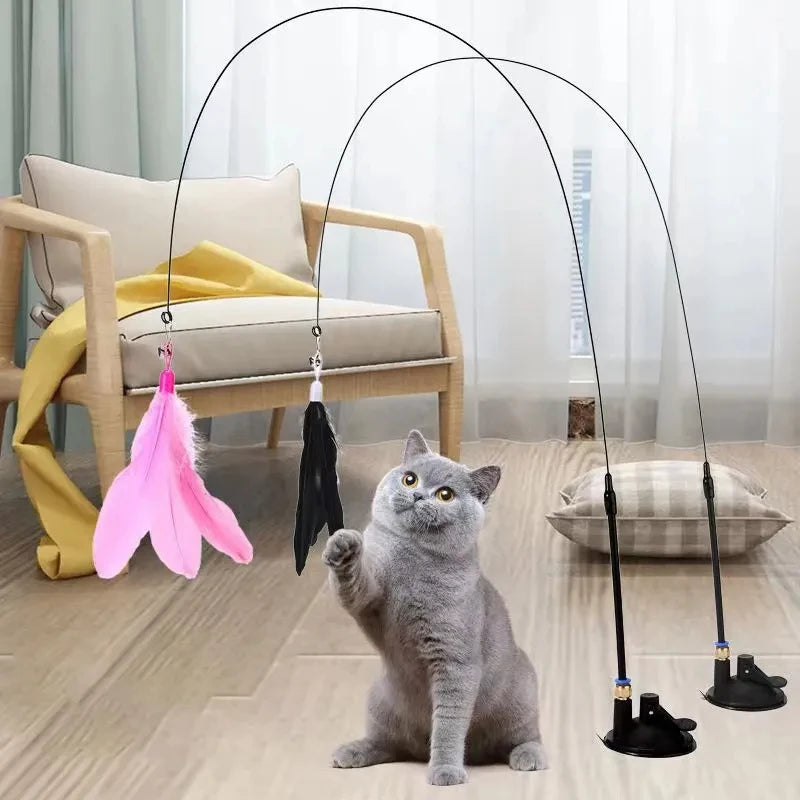 Interactive Feathered Kitty Toys Kitten Toys