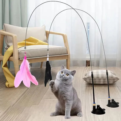 Interactive Feathered Kitty Toys Kitten Toys