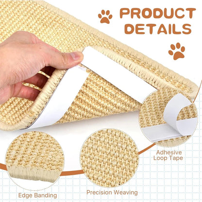 Natural Sisal Cat Scratcher Mat