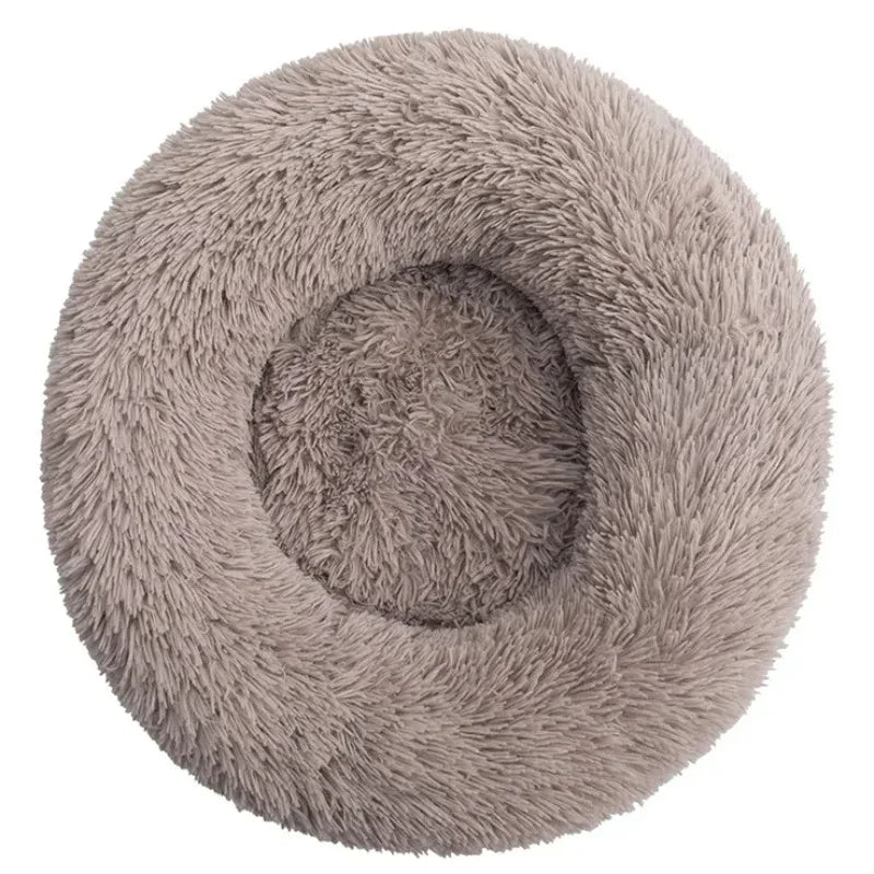 Round Dog Bed Ultra Soft Washable Dog and Cat Cushion Bed