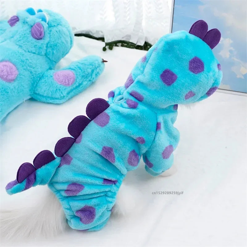 Halloween Dog Costume Dinosaur Clothes for Small Dogs