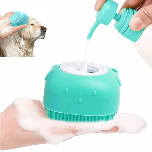 Pet Silicone Softy Massage Bath Brush