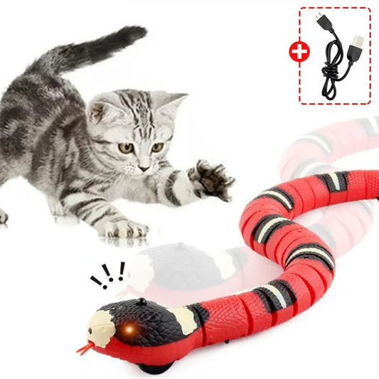 Smart Sensing Snake Electric Interactive Cat Toy